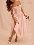 Diynav Women's New Sexy Sling Dress Dress High-End Temperament Banquet Dress Dress Dress Woman