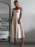 Diynav Women's New Sexy Sling Dress Dress High-End Temperament Banquet Dress Dress Dress Woman