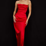 Diynav New Silk And Satin Braked Fork And Knee Dress Dress Sexy Evening Dress