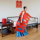 Diynav Robe New Chinese Female Bride Toasting Engagement Dress High-End Light Luxury Niche Braid Design Dress Autumn