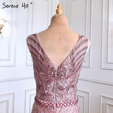 Diynav Beaded Lace Luxury Evening Dresses Gowns 2025 Mermaid Elegant Sexy For Women Party HZ1017