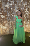 Diynav A-line Green Evening Dress Green Evening Gown HZ1017
