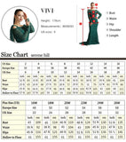 Diynav 2025 Dark Blue Deep-V Tulle Evening Dresses Newest Long Sleeve Appliques Sequined Gowns HZ1017