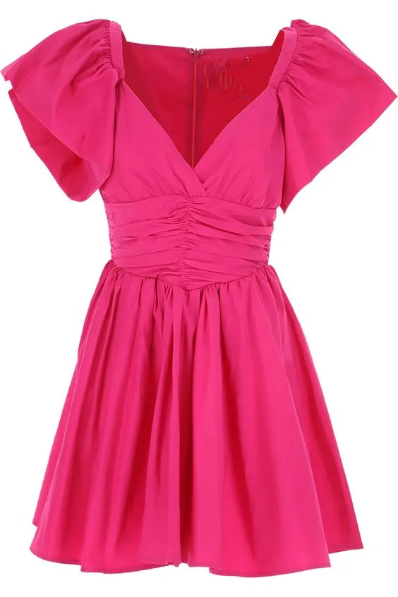Diynav Hot Pink Homecoming Dress,Fashion Outfit HZ1017