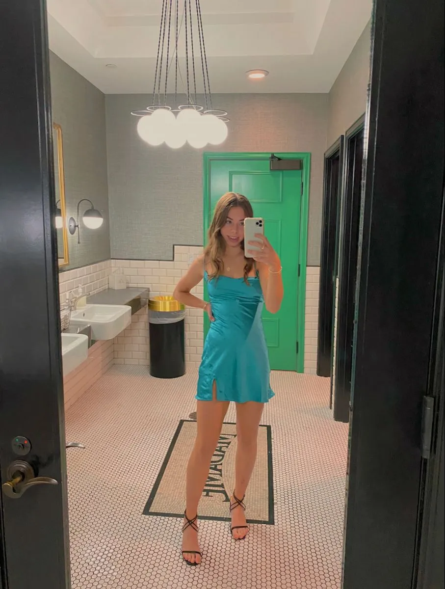 Diynav Spaghetti Straps Homecoming Dress Summer Dress HZ1017