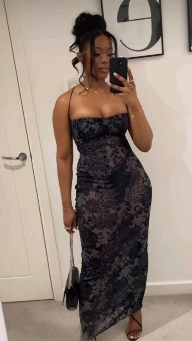 Diynav Sheath Evening Dress For Black Girls HZ1017