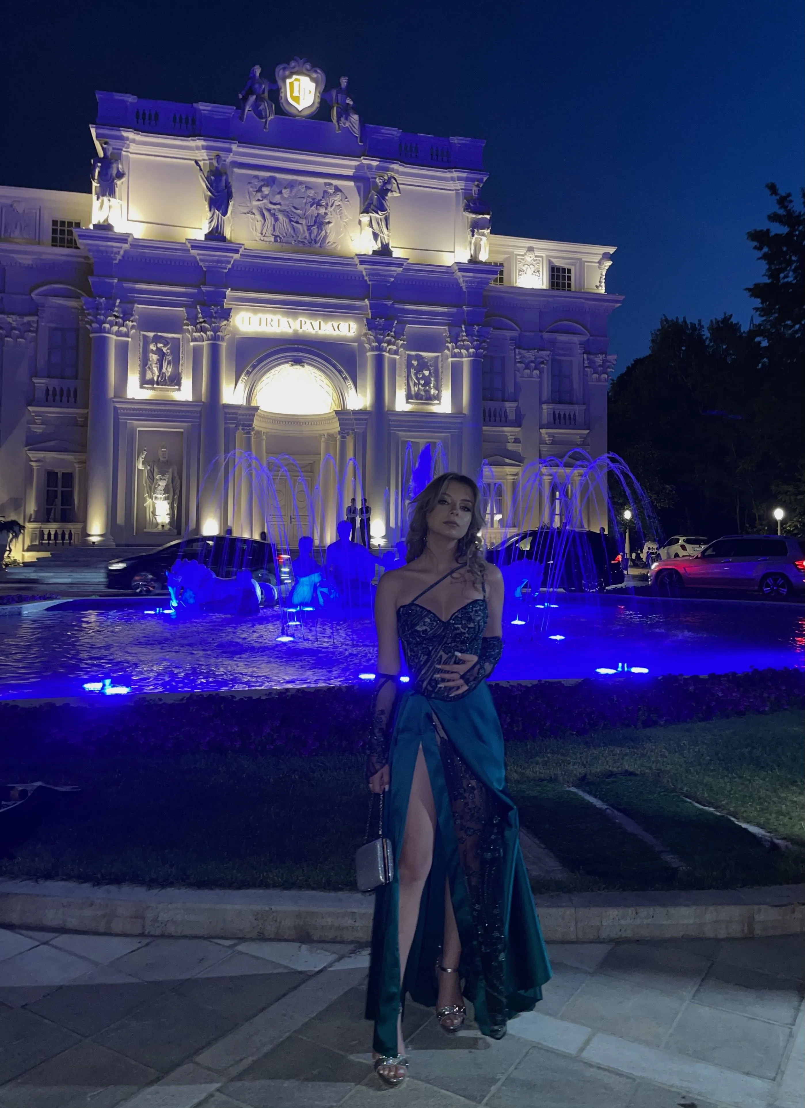 Diynav Green Long Evening Dress,Green Evening Gown HZ1017