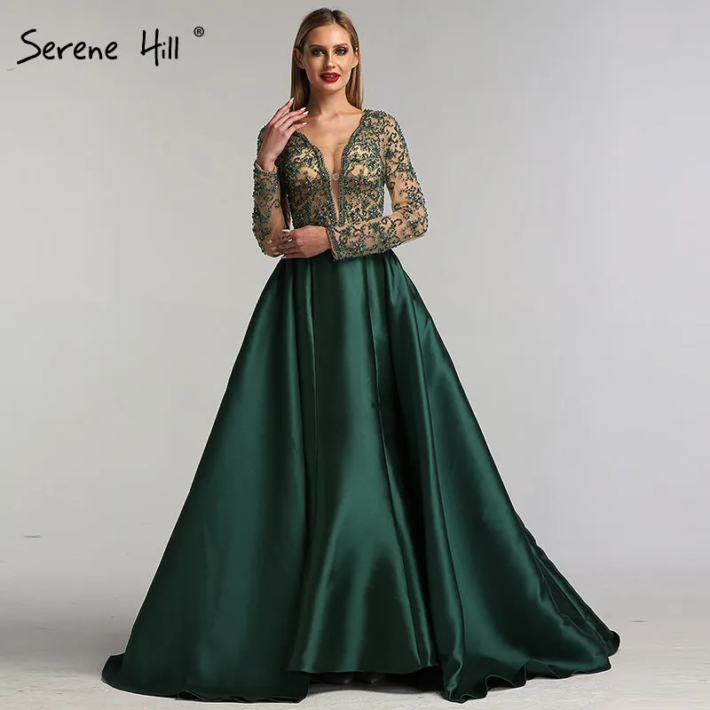 Diynav Satin Evening Dresses Evening Gowns HZ1017 - Image 5