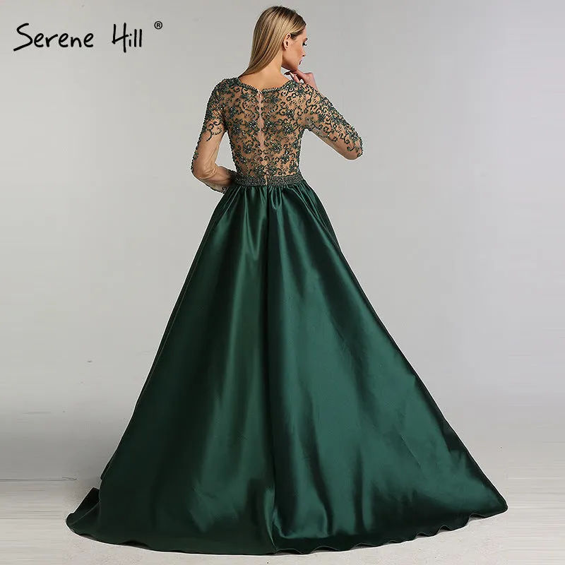 Diynav Satin Evening Dresses Evening Gowns HZ1017 - Image 6