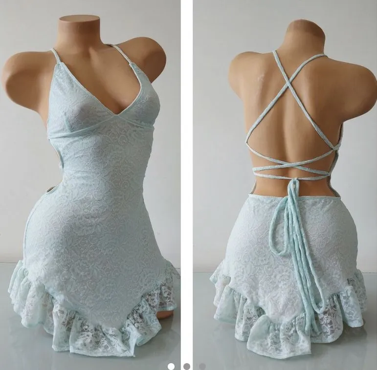 Diynav Lace Homecoming Dress Sexy Party Dress HZ1017