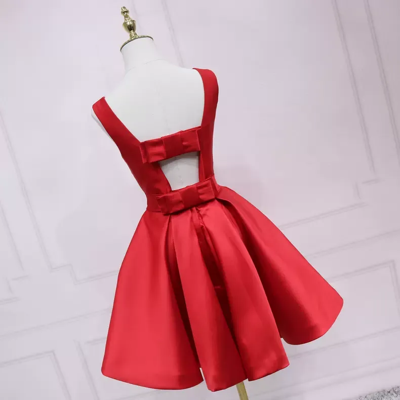 Diynav Homecoming Dress Sleeveless Burgundy Homecoming Dress HZ1017
