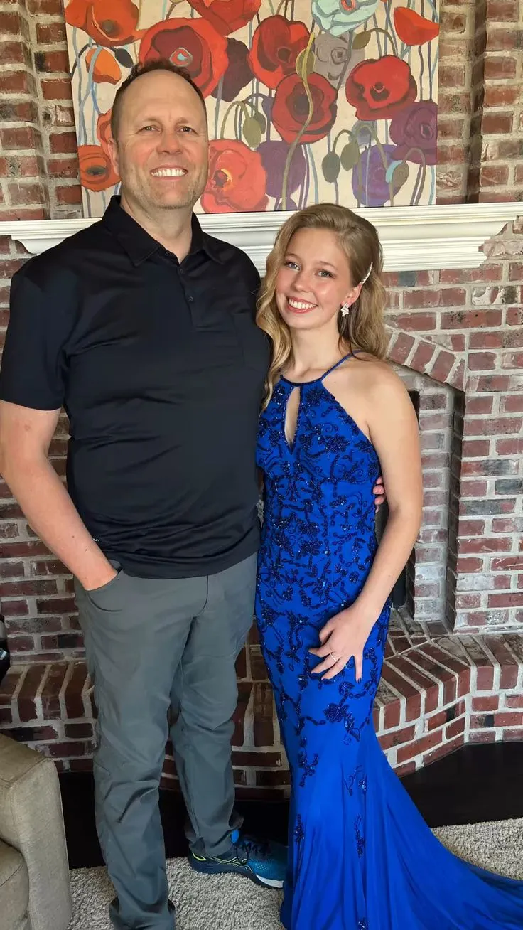 Diynav Royal Blue Tulle Mermaid Prom Dress Royal Blue Evening Gown HZ1017