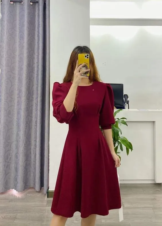 Diynav Pure Color A-line Party Dress Homecoming Dress HZ1017