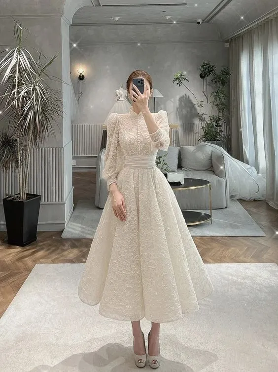 Diynav Style A-line Wedding Dress,Engagement Dress HZ1017