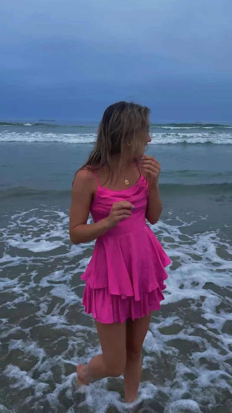 Diynav Spaghetti Straps Homecoming Dress,Short Party Dress HZ1017