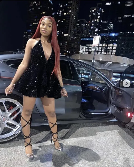 Diynav Birthday Outfit Black Sequin Homecoming Dress Sexy Graduation Dresses HZ1017 - Image 2