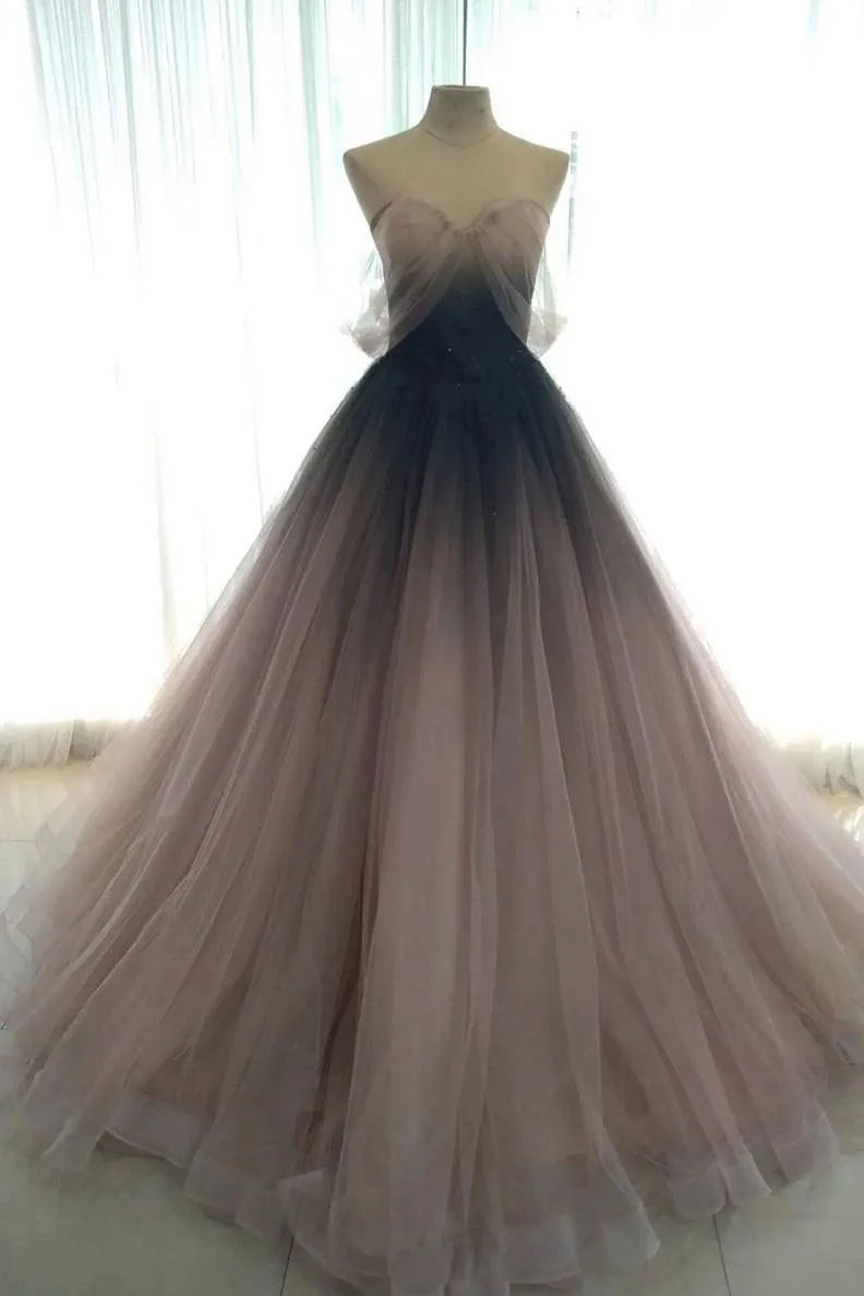 Diynav prom dresses, ball gown, off shoulder prom dresses, bridal party dresses, formal dresses long HZ1017