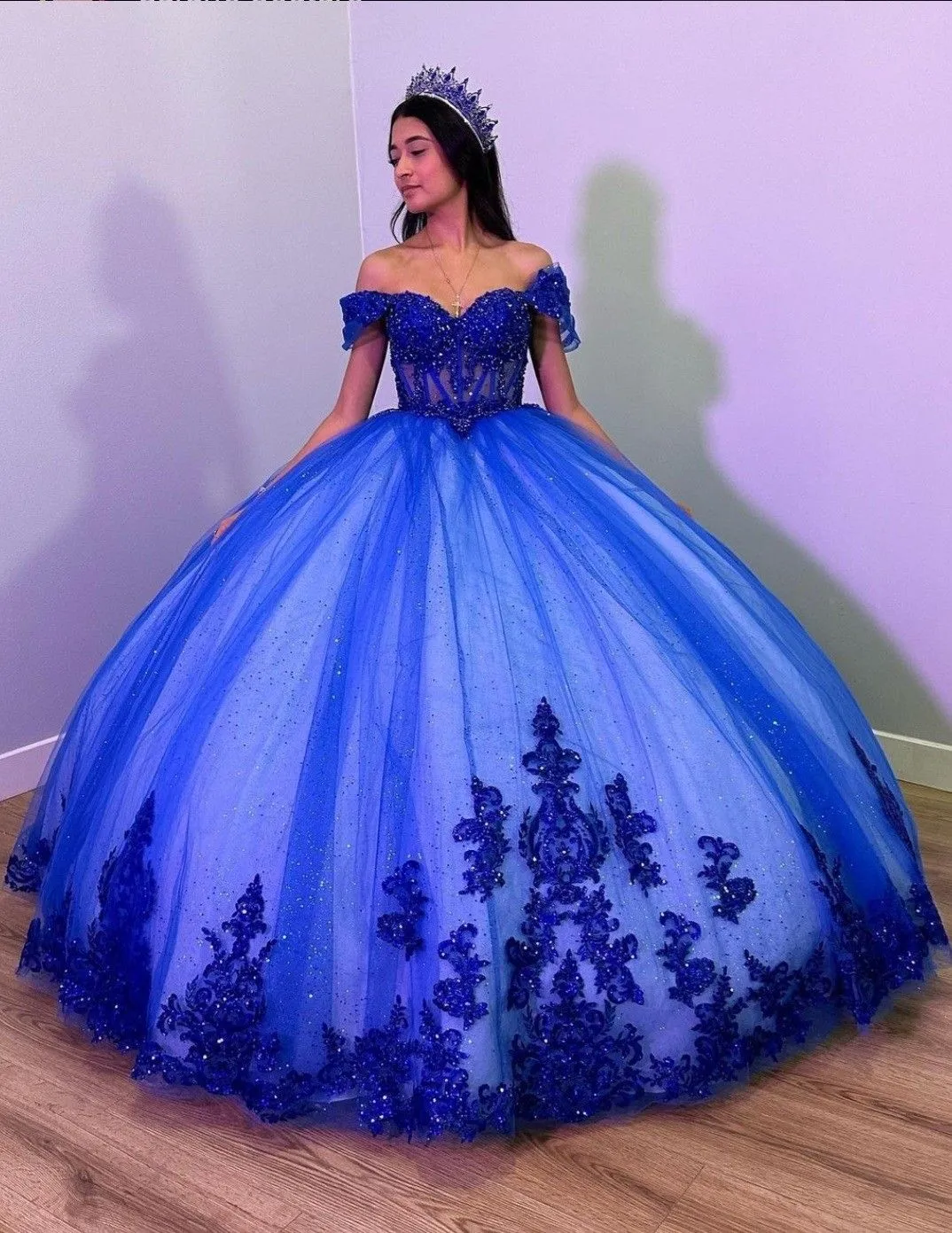 Diynav the Shoulder Quinceanera Dress Ball Gown, Sweet 16 Dresses HZ1017