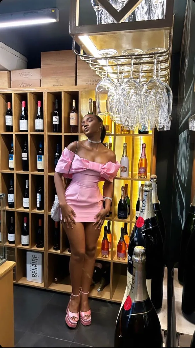 Diynav Off The Shoulder Homecoming Dress Chic Pink Party Dress HZ1017