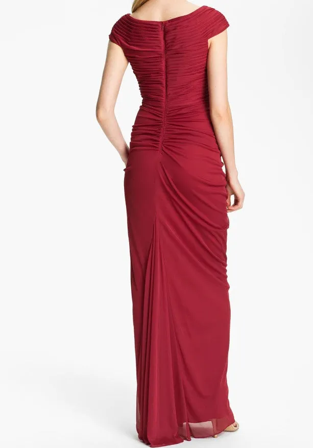 ??Vintage Midnight Blue Mermaid Gown ??V Neck Pretty Prom Dress for Events&Party HZ1108 - Image 7