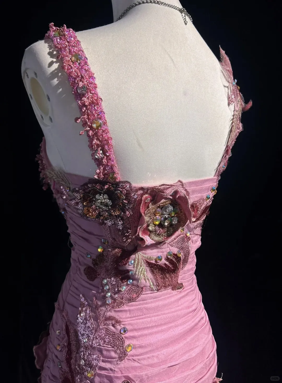 Stunning Mauve Square Neck Mermaid Chiffon Applique Long Prom Dresses Vintage Formal Evening Gowns HZ1108 - Image 5