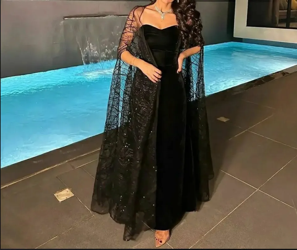 Diynav Black Evening Dress,Fashion Evening Gown HZ1017