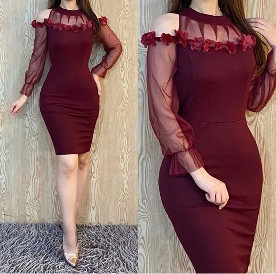 Diynav Bodycon Dress Sexy Homecoming Dress HZ1017