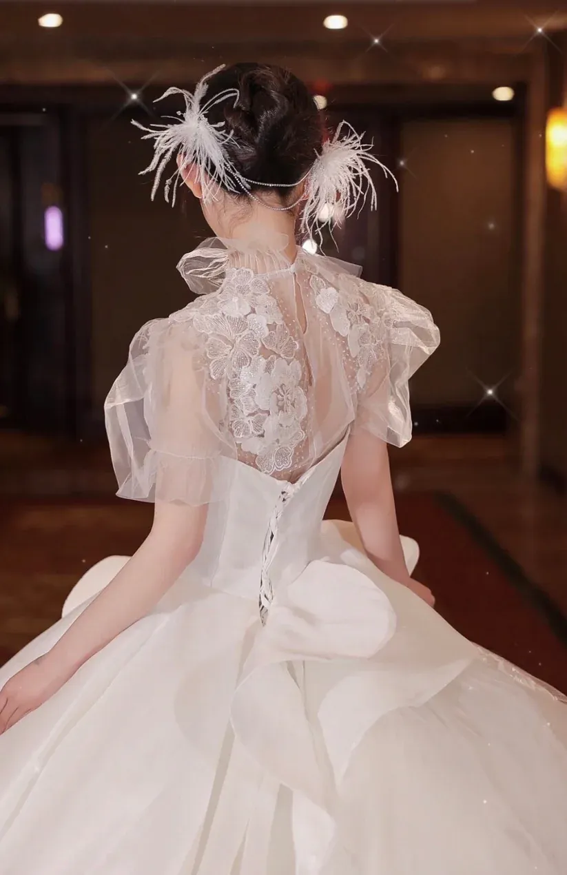 Diynav A-line Long Sleeves Wedding Dress,Bridal Gown HZ1017 - Image 8