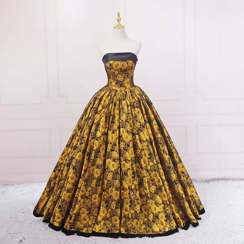 Diynav Oil Painting Evening Dress New Arrival Evening Dress HZ1017