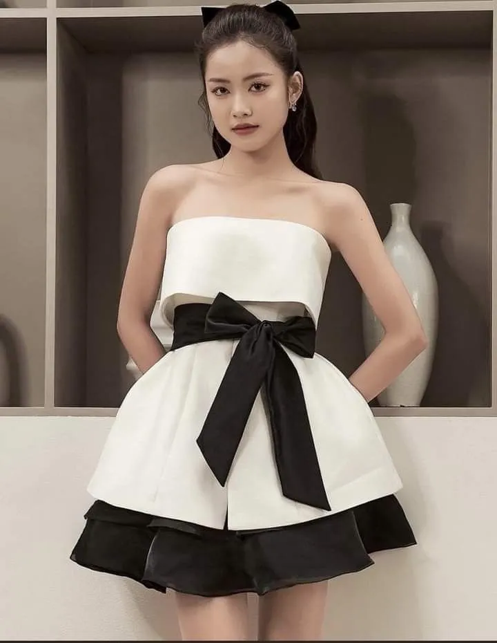 Diynav A-line Homecoming Dress with Waist Bow HZ1017