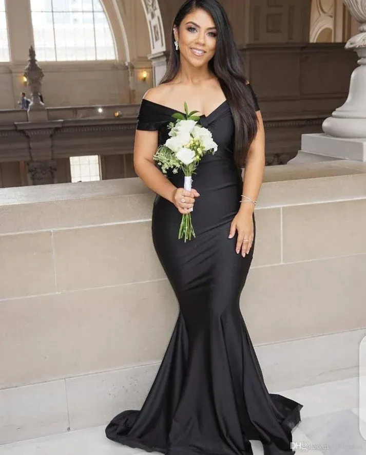 Diynav Wedding Dress/Black Maxi Dress/Black Dress/Prom Dress/Evening Dress HZ1017