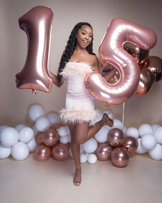 Diynav Strapless Bodycon Dress 15th Birthday Party Dress Short Homecoming Dress HZ1017