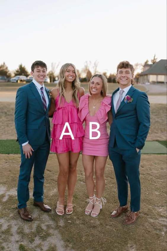 Diynav Style Homecoming Dress,Short Party Dress HZ1017