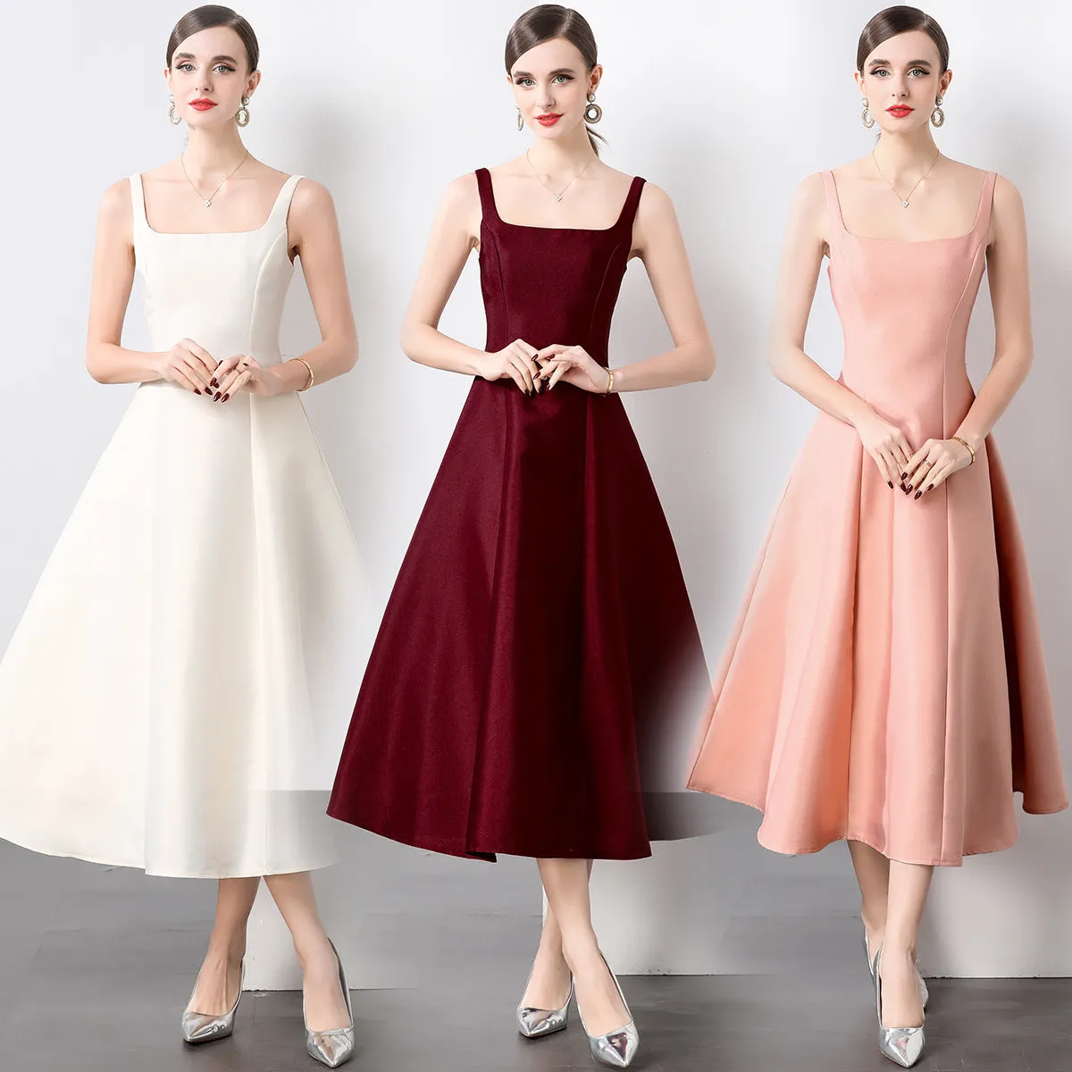 Diynav New Bride's High-End Engagement Dress Can Usually Wear A Red Sling To Marry French