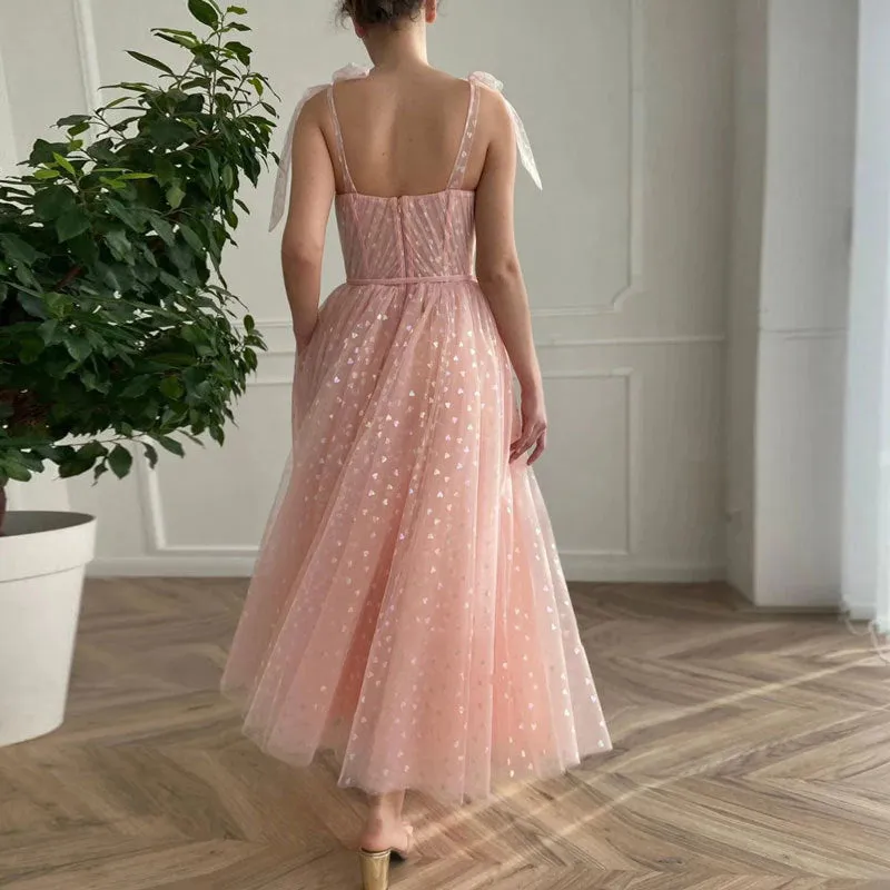 Diynav Evening Dress 2025 New Summer Fine Shoulder Belt Mid-Long Ball Dress Birthday Long Wedding Party Dress