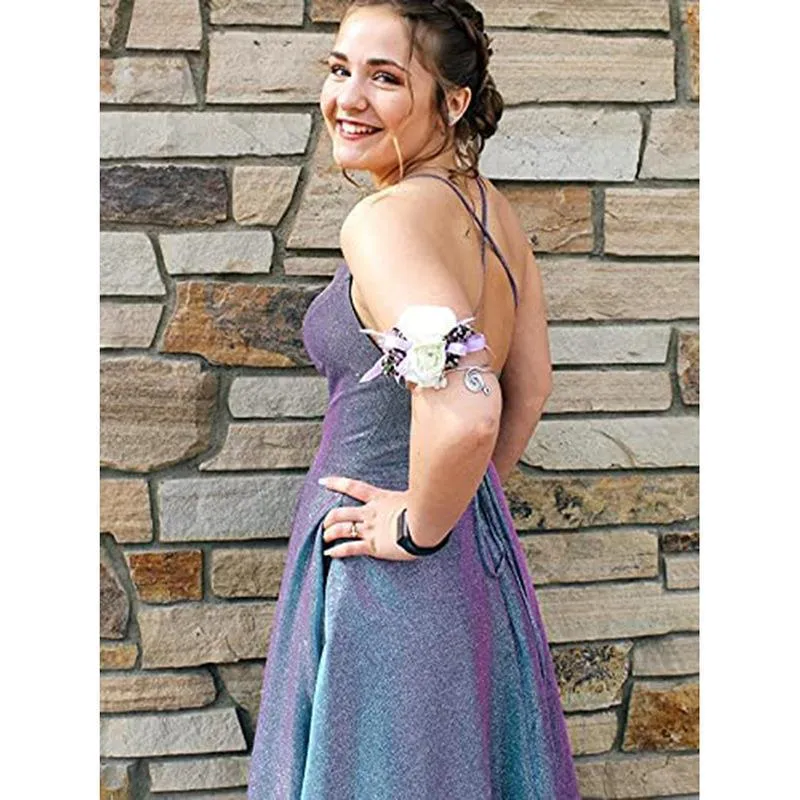 Diynav 2025 New Summer Sling Flash Party Birthday Party Choral Performance Dress Woman