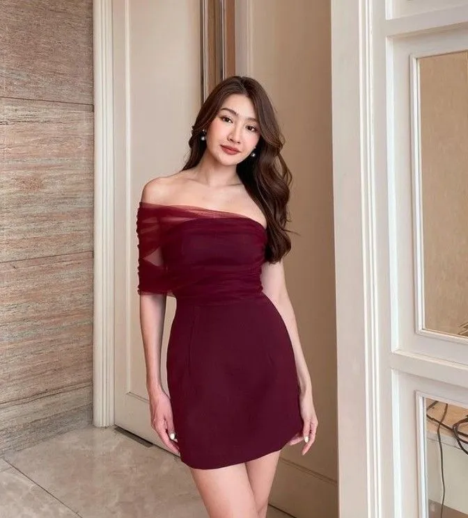 Diynav Burgundy Homecoming Dress,Sexy Party HZ1017