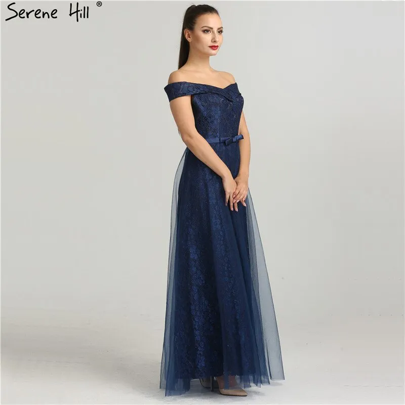Diynav Sale No Return No Refund Shoulder Sexy Lace Beach Evening Gown Beading Fashion Women's Formal Evening Dresses 2025 Real Photo HZ1017