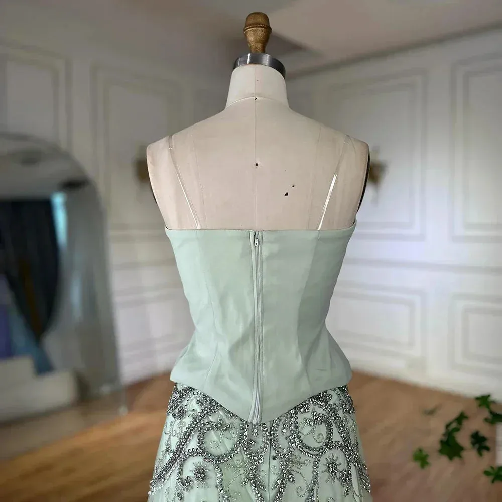 Diynav Arabic Evening Dress Wedding Elegant Formal Party Gowns HZ1017 - Image 10