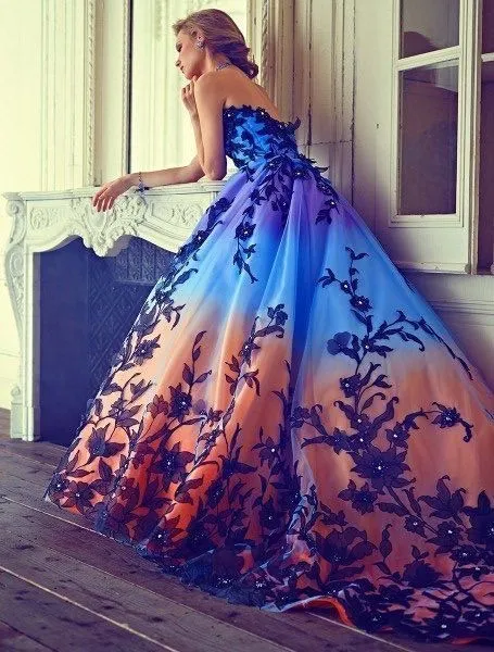 Diynav dresses princesses ball gown prom dress HZ1017