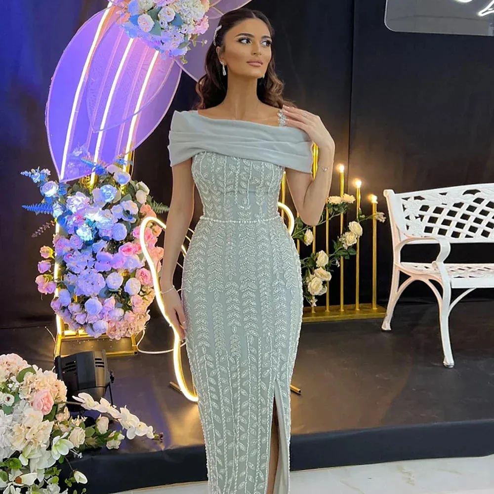 Diynav Elegant Evening Dresses Gowns For Party Dress HZ1017 - Image 2