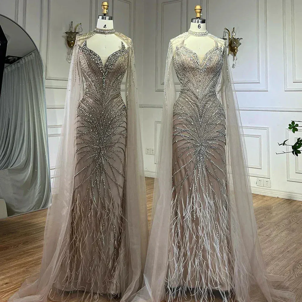 Diynav Designer Evening Dresses Mermaid Gowns for Formal Occasion HZ1017 - Image 2