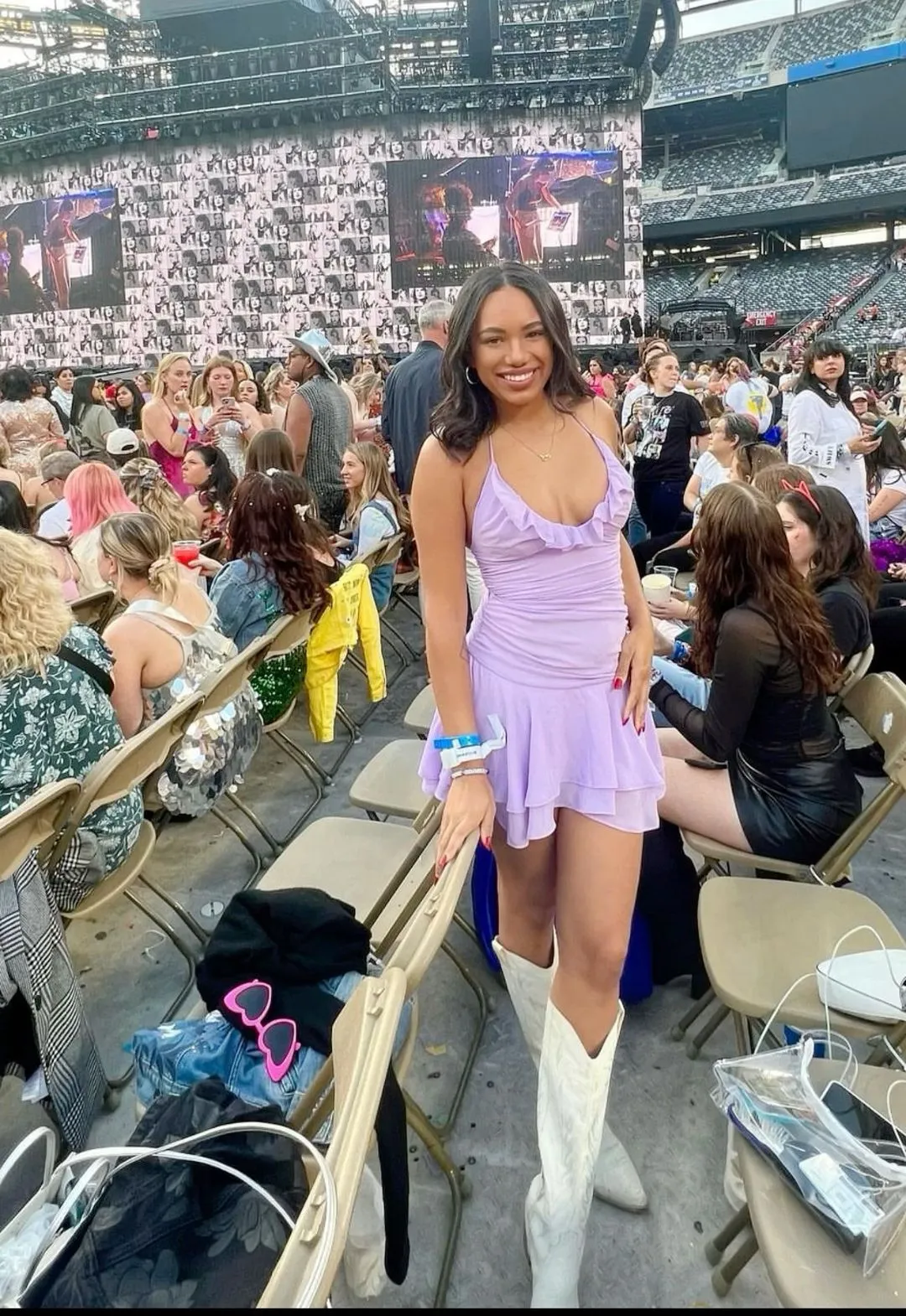 Diynav Purple Chiffon Homecoming Dress Sexy Party Dress HZ1017