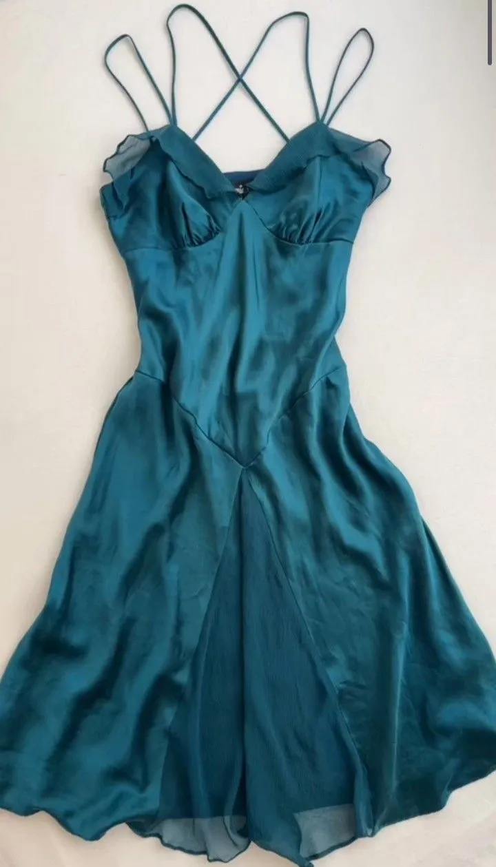 Diynav Turquoise Sleeveless Homecoming Dress Fall Dress HZ1017