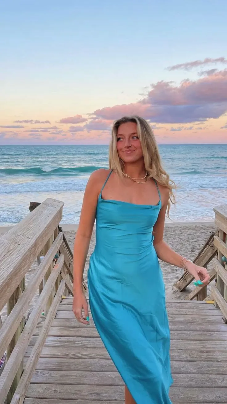 Diynav Sheath Evening Dress Beach Dress HZ1017