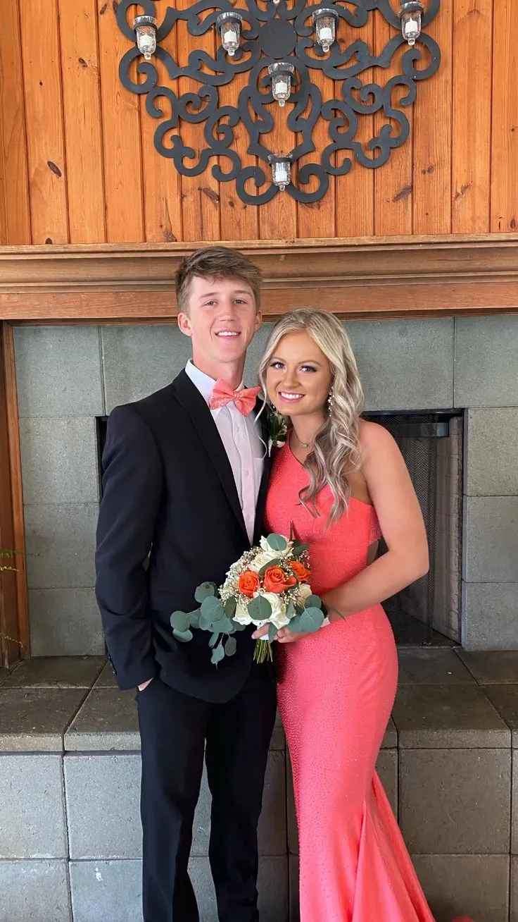 Diynav One Shoulder Mermaid Prom Dress Evening Dress Gala Dress HZ1017