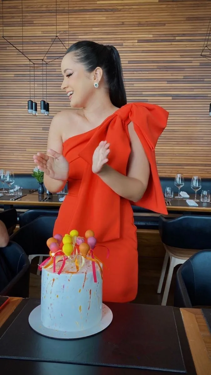 Diynav Orange Homecoming Dress 18th Birthday Party Dress HZ1017