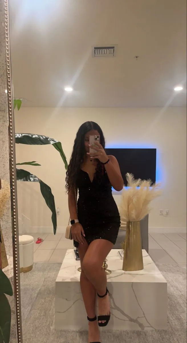 Diynav Black Bodycon Dress,Sexy Black Homecoming Dress HZ1017