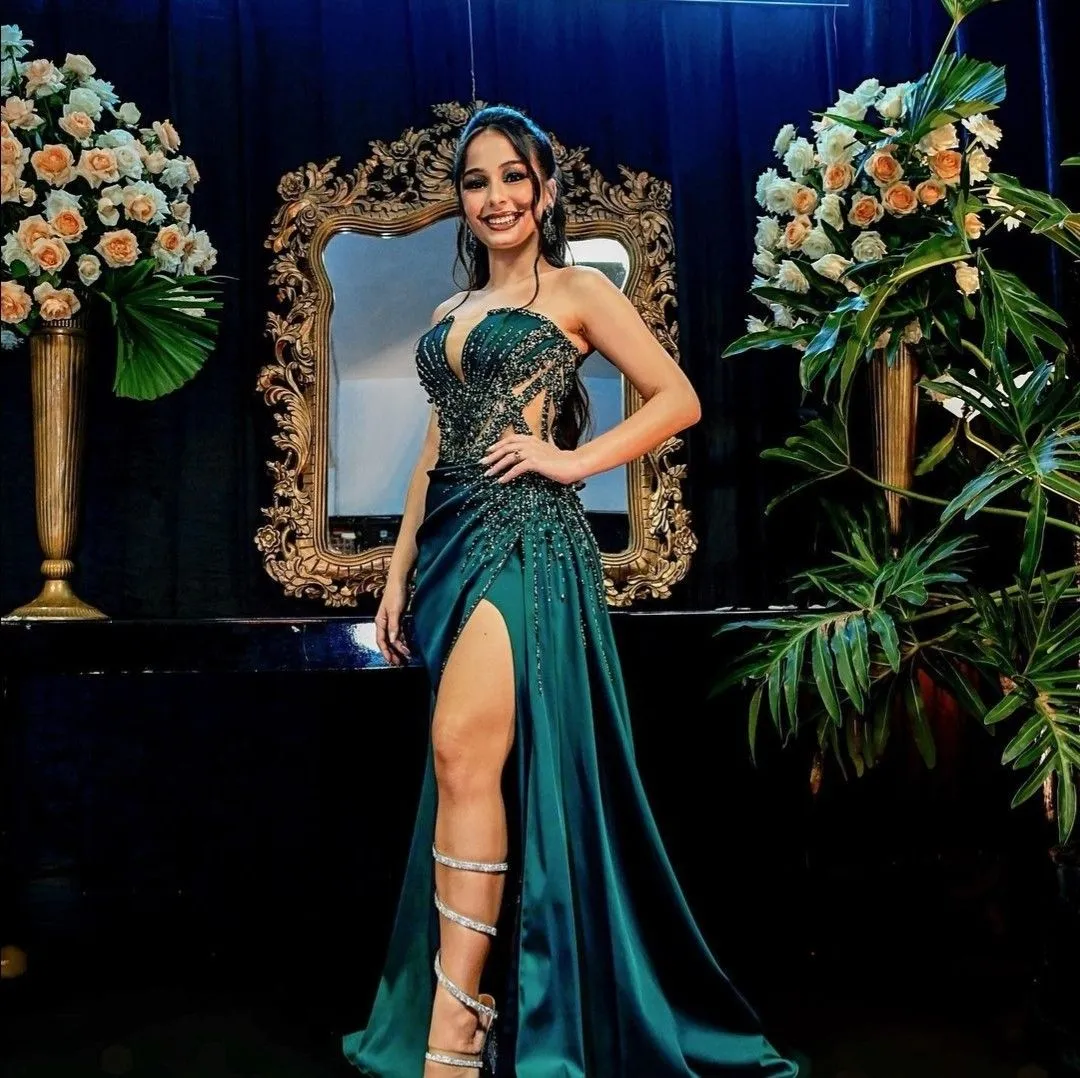 Diynav Sheath Evening Dress Fashion Party Gown HZ1017