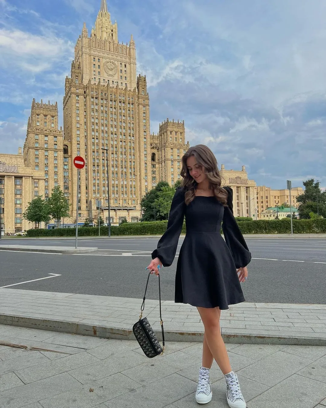 Diynav A-line Black Homecoming Dress Black Party Dress HZ1017